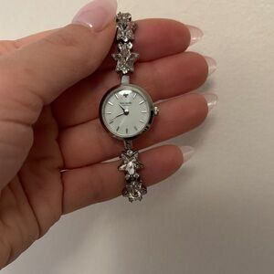 Kate Spade Silver Watch with Star Accents